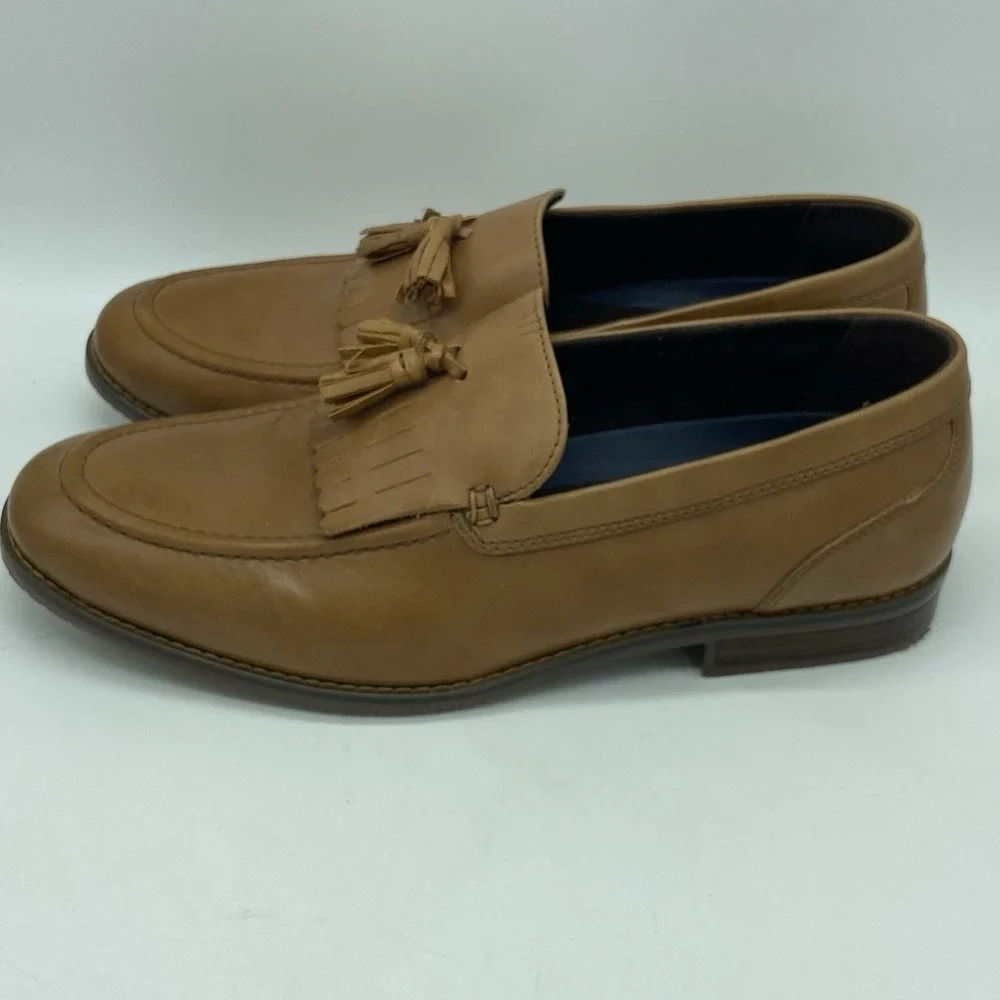 Rockport‎ Men's 9W Comfort DMX Business Leather Kilty Tassel Slip-On Loafers
